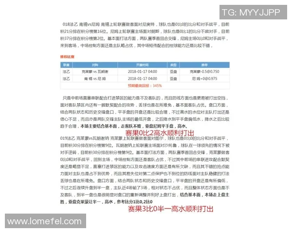 南特与蒙彼利的精彩对决揭示法甲联赛新动态与球队未来发展潜力 南特与蒙彼利的精彩对决揭示法甲联赛新动态与球队未来发展潜力